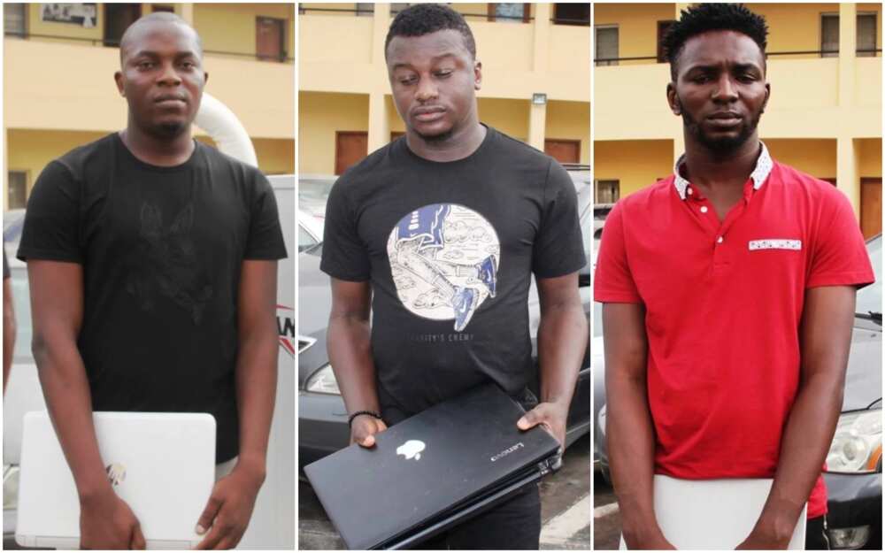 They would be arraigned in court after investigations are over. Photo source: EFCC