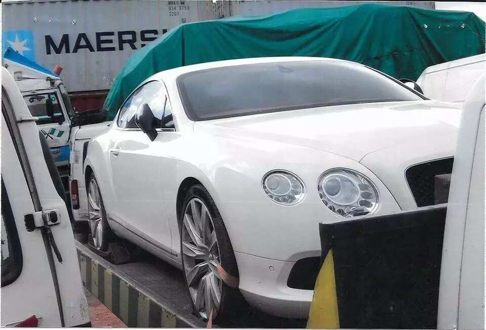 Car, seized by Nigeria custom service