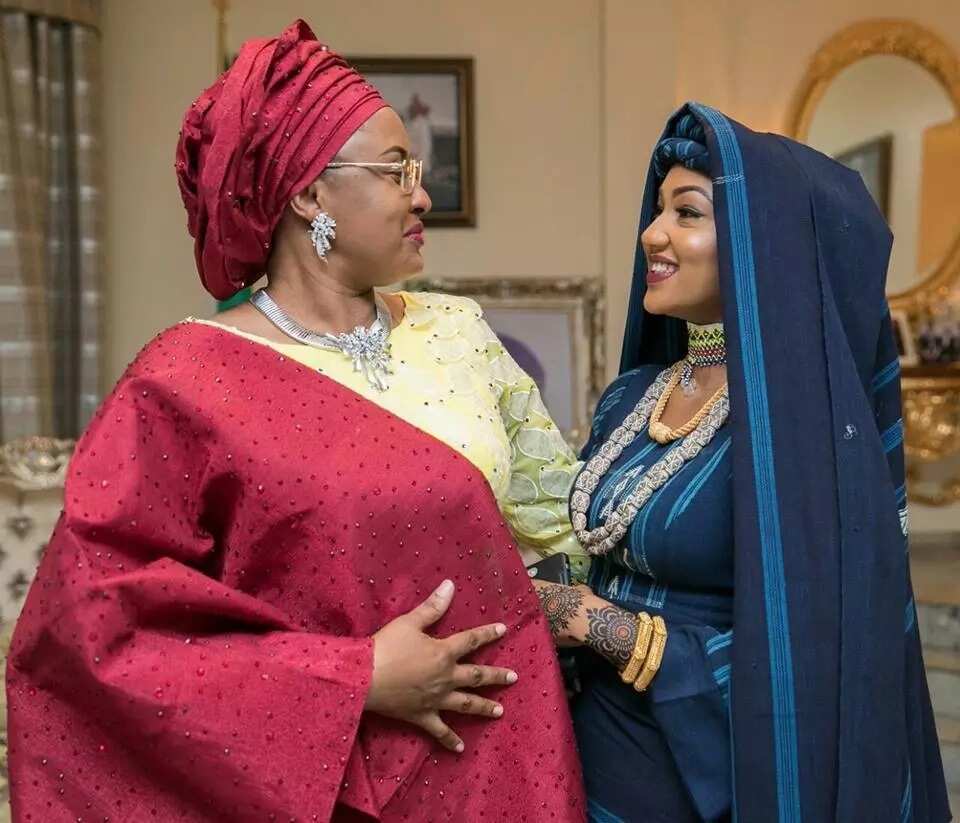 Sakon ranar haihuwa mai taba zuciya da Zahra Buhari ta aika ma Aisha Buhari