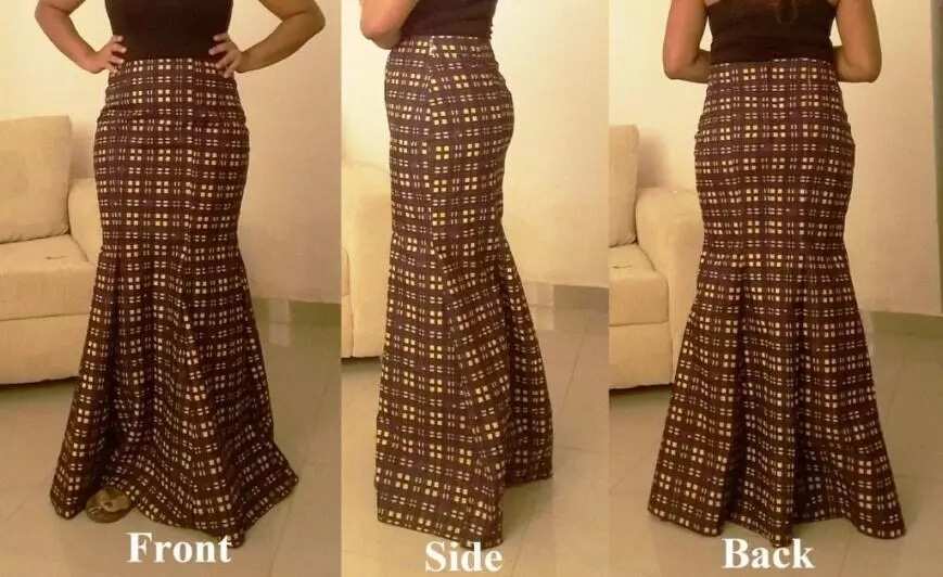 HOW TO CUT SIX PIECES SKIRT, DETAILED FOR BEGINNERS