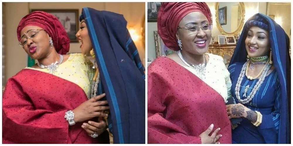 Sakon ranar haihuwa mai taba zuciya da Zahra Buhari ta aika ma Aisha Buhari