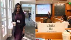Chika Ike resumes classes at prestigious Harvard Business School, shares photos from classroom