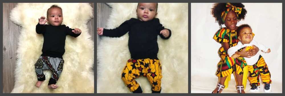 Latest Ankara styles for babies - pants