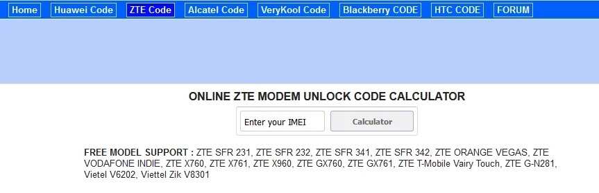 zte modem unlock code calculator 16 digits