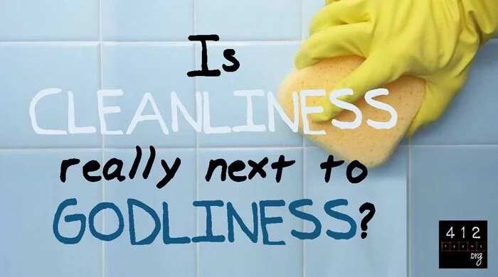 Is the phrase "cleanliness is next to godliness" in the Bible?