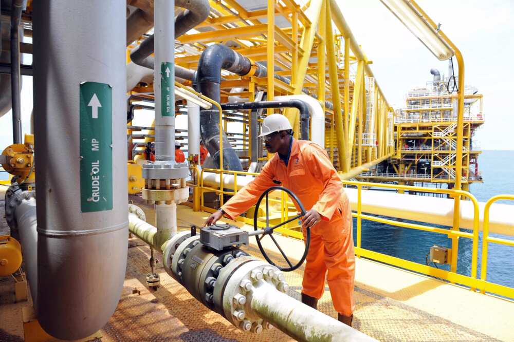 Oil platform worker Oil platform worker