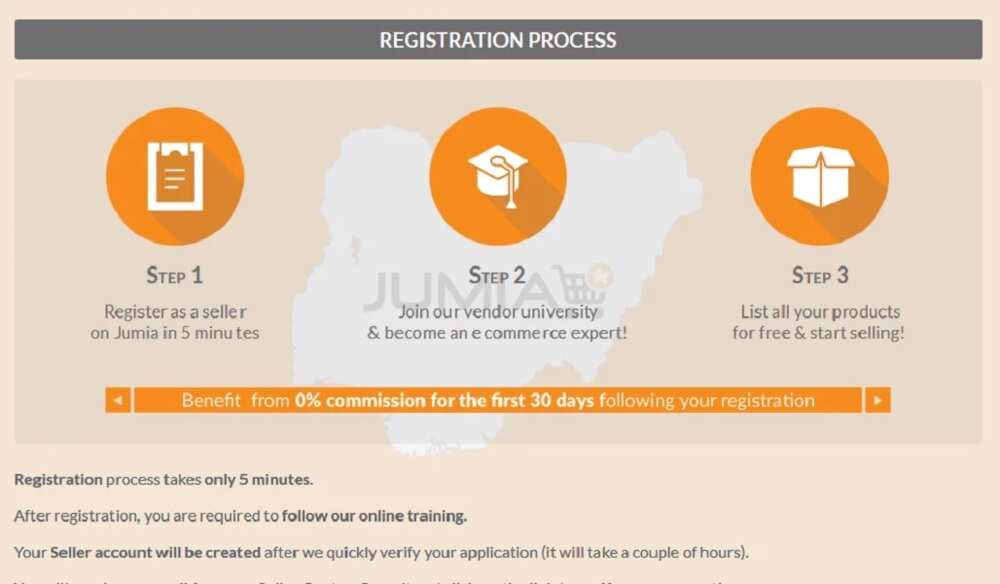 Jumia seller registration guide