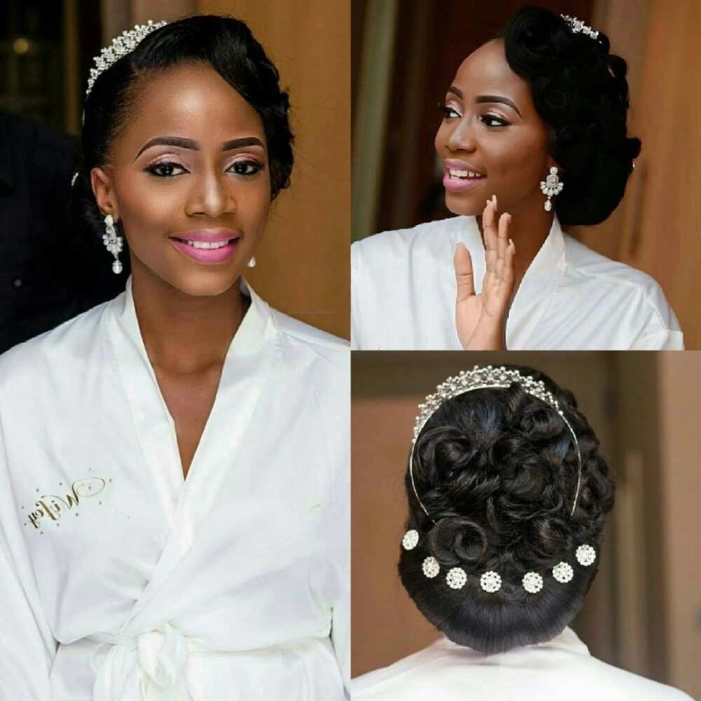 Latest Nigerian wedding hairstyles