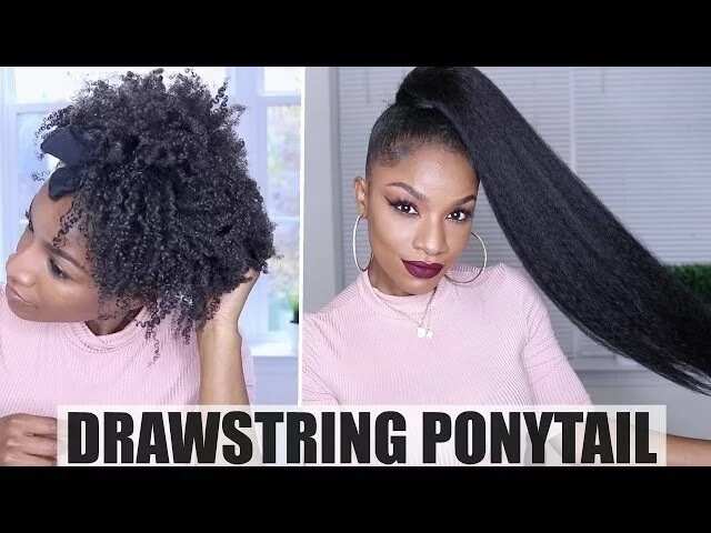 Drawstring ponytail