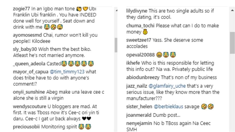 Ubi Franklin and Cee-C spark dating rumours with new photos
