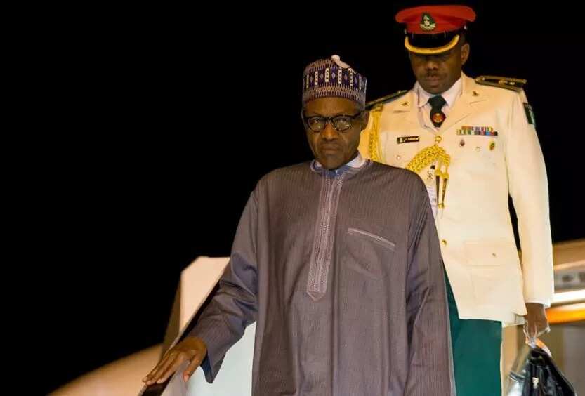 PHOTOS: President Buhari Arrives Nigeria From India