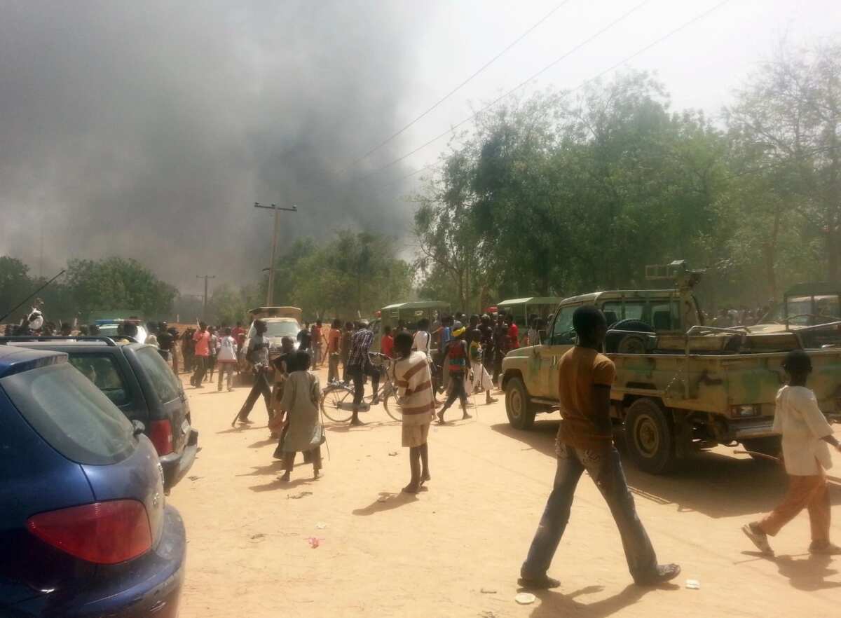 Image result for Boko Haram attacks Geidam town in Yobe
