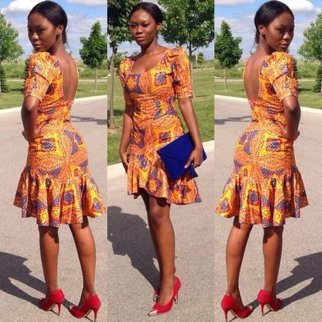 beautiful short ankara gowns