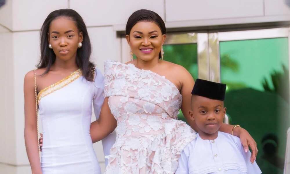 Mercy Aigbe daughter and son