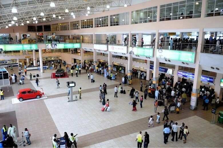 The international airport of Lagos