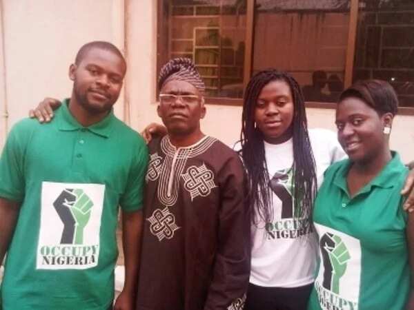 Femi Falana with his kids