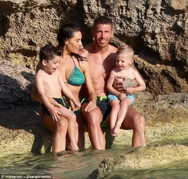 Sergio Ramos enjoys summer holiday with family after Russia 2018 disappointment