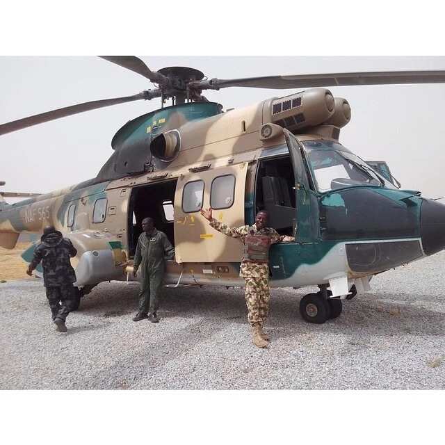 NAF Use Weaponised Helicopters Against Boko Haram