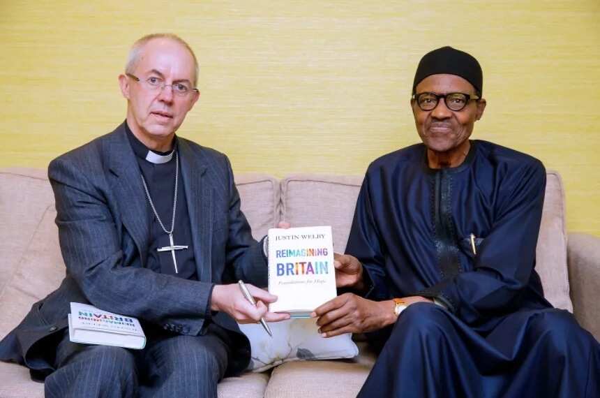 President Buhari receives Archbishop of Canterbury, Nigeria’s high commissioner in UK