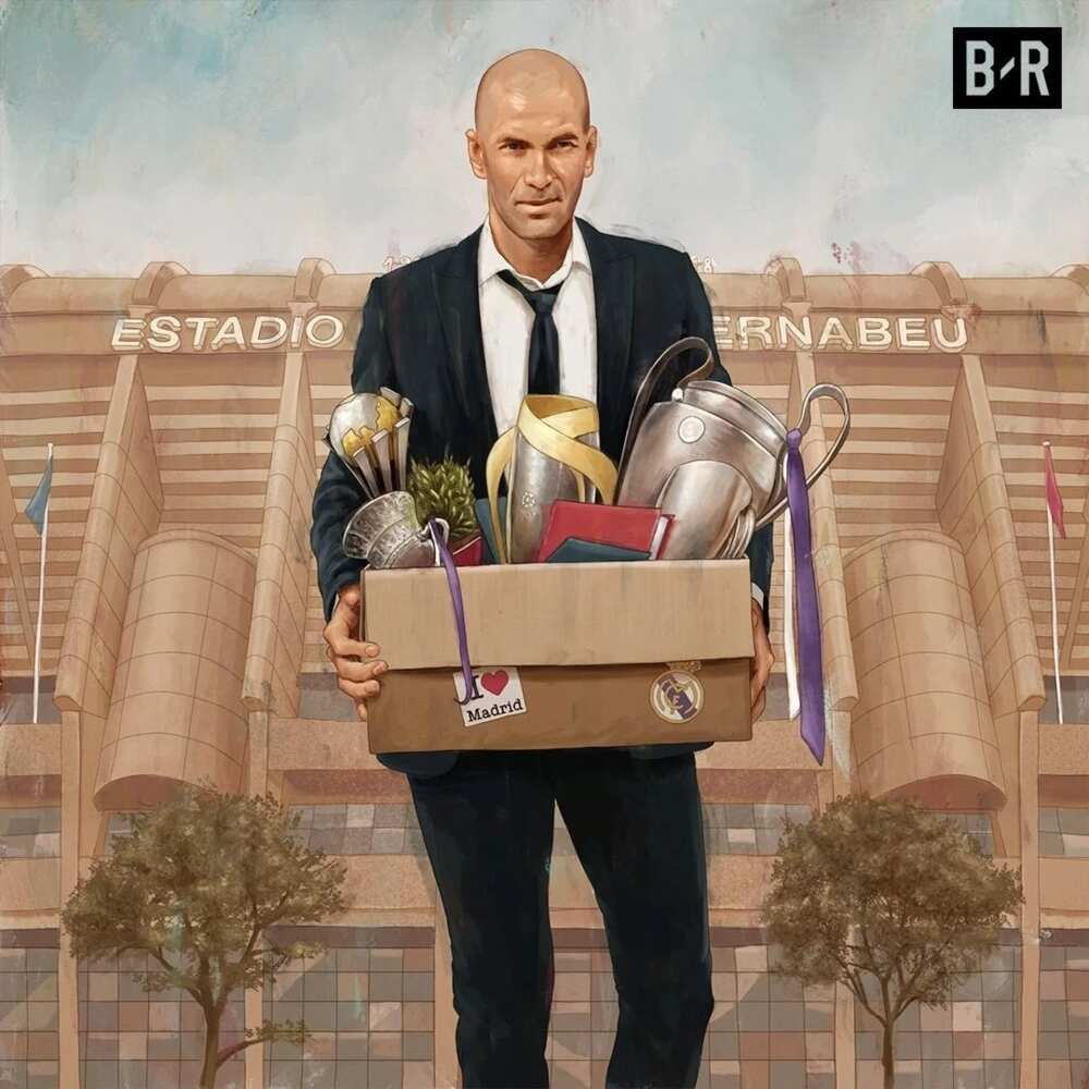 Zinedine Zidane leaves Real Madrid