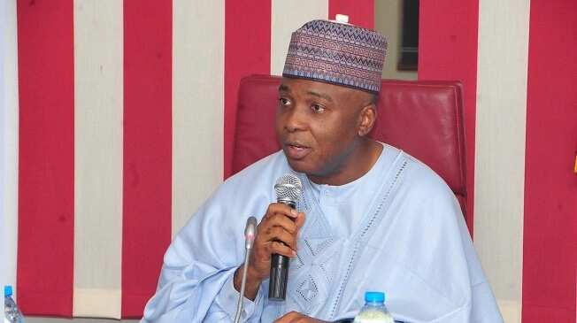 Bukola Saraki says role of legislature is not to build roads but make laws