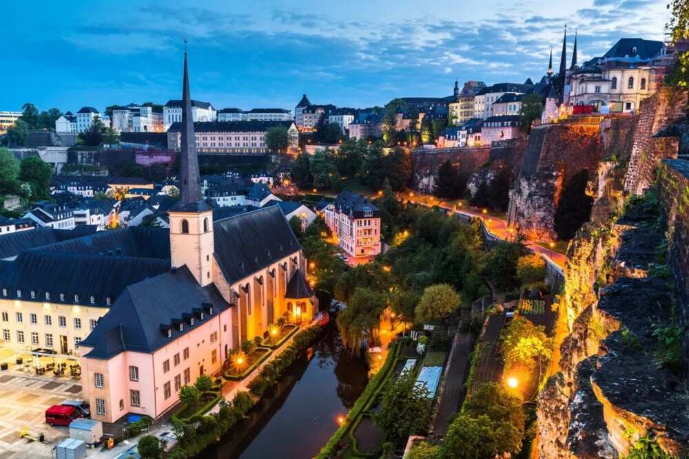 View on Luxembourg