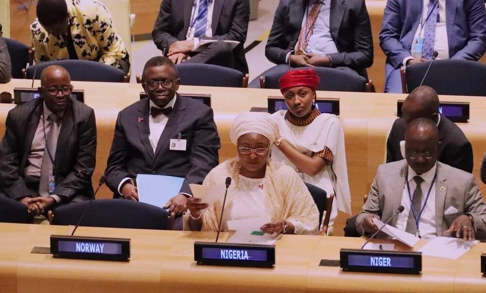 New York: Uwar gidan shugaban kasa Buhari ta gabatar jawabi a taron yaki da cutar tarin fuka