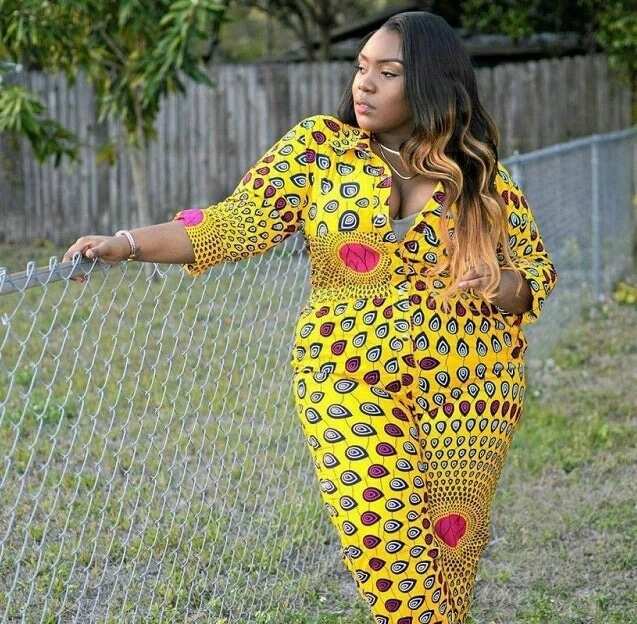 Jumpsuit styles for chubby ladies, plus size ankara styles