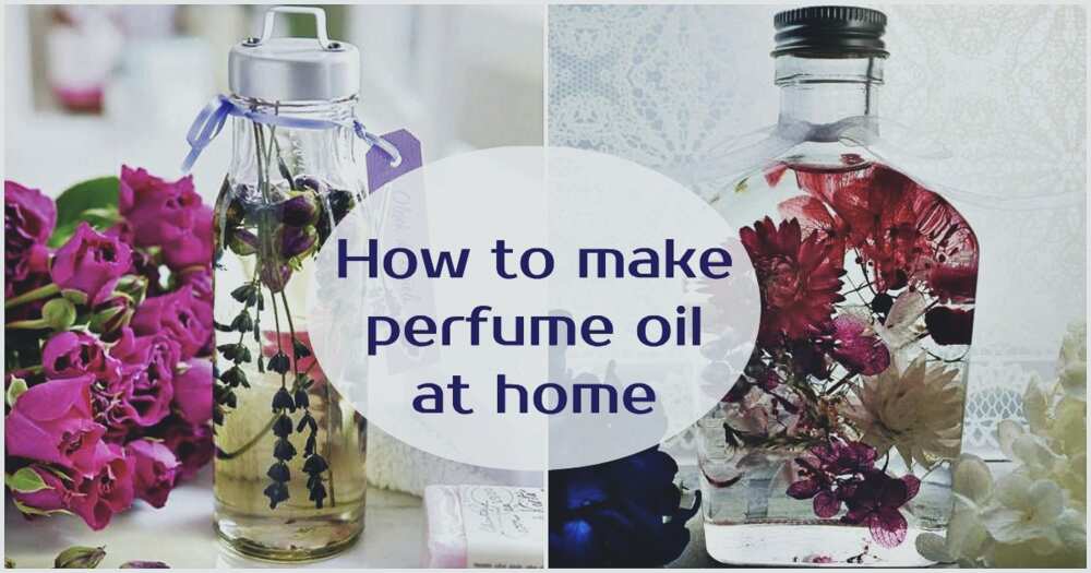 Perfume oil at home