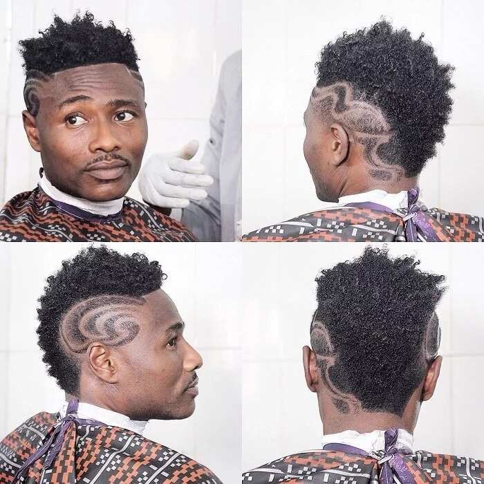 Meet Nigerian barber who can give you amazing haircuts (photos)