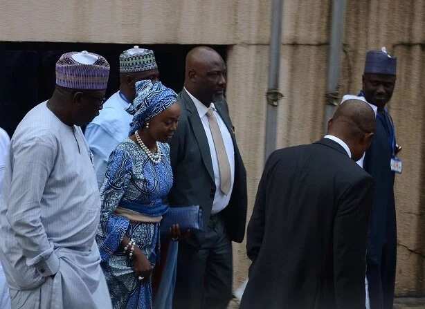 Saraki's Wife Causes Commotion At EFCC Office