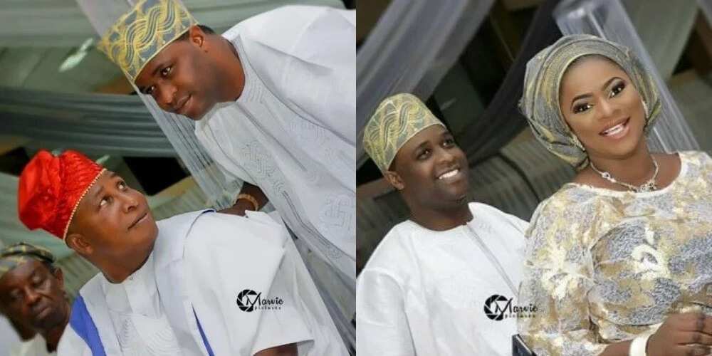 Oga Bello's son Lai weds