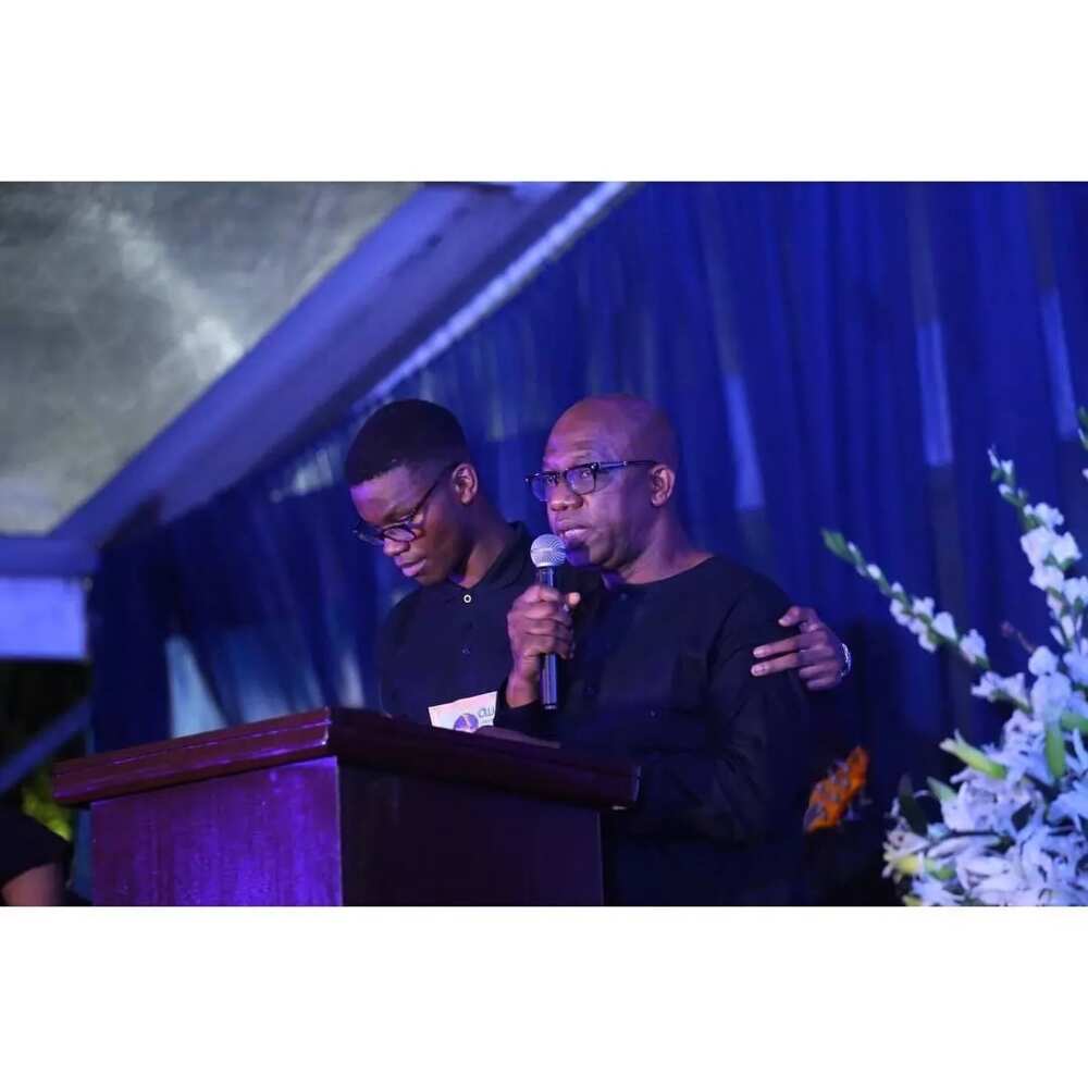 Friends, family mourn DJ Olu at his candlelight service