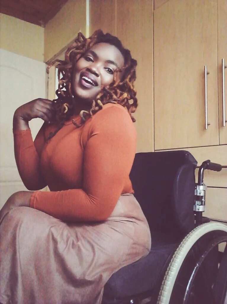 I am greater than my disability - Pretty lady on wheelchair says