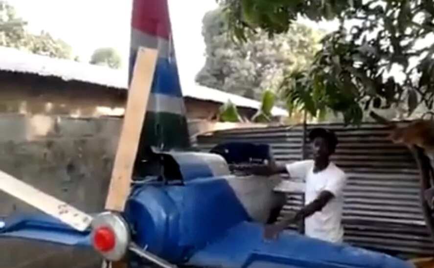 Gifted African engineer build an aircraft (Photos)