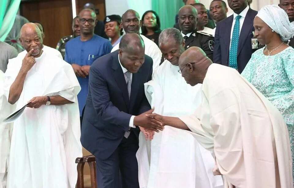 Photos: Osinbajo, Obasanjo, Dogara, others attend the 57th Independence anniversary thanksgiving service