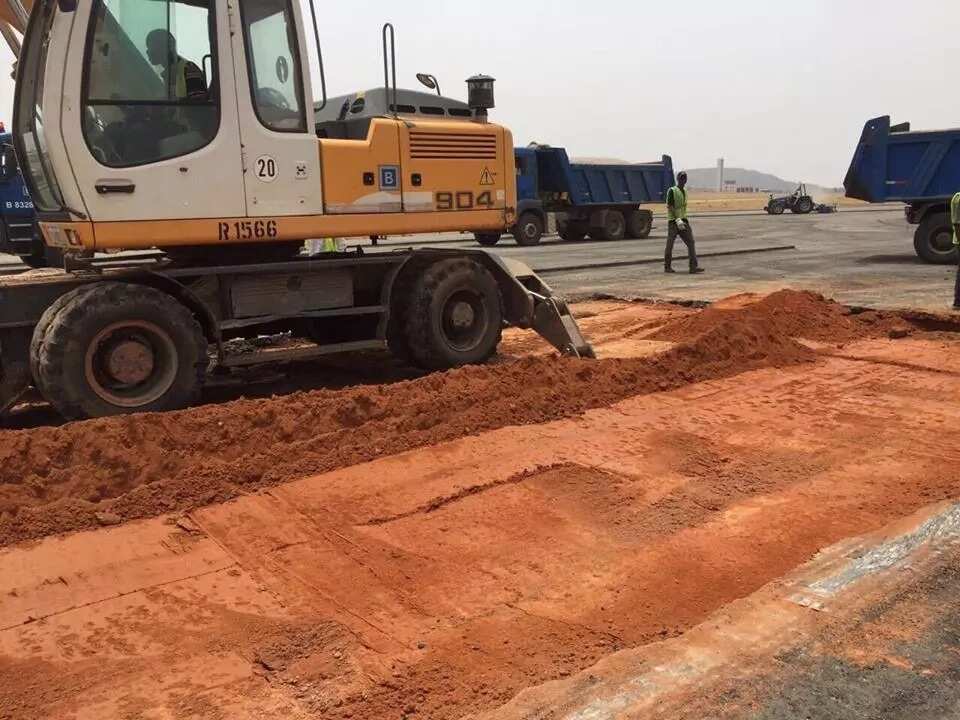 Work on-going at Abuja airport which is 57.5% completed