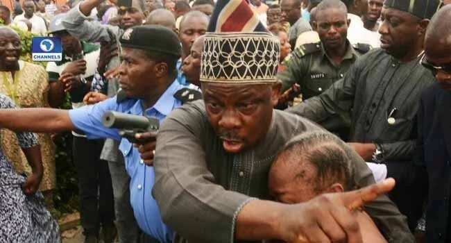 Governor Amosun rescues Babalola from the angry mob