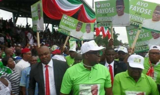 Fayose officially begins campaign to take over from Buhari in 2019