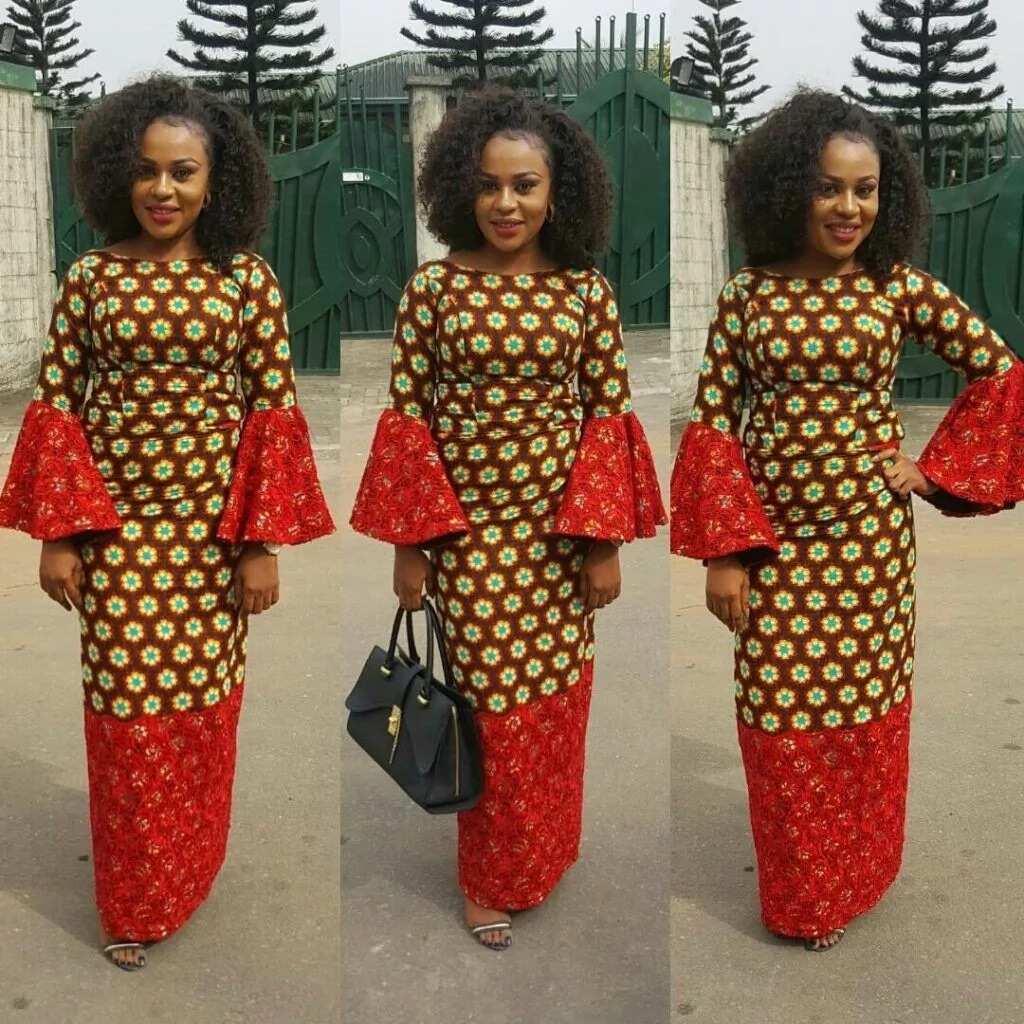 Lace ankara styles store 2018