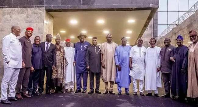 The governors were hosted by Governor Akinwunmi Ambode of Lagos state. Photo source: Vanguard