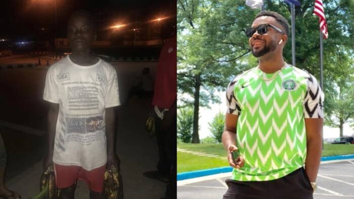 Nigerian actor based abroad offers scholarship to 10-year-old plantain hawker spotted on the street