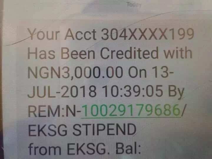 Civil servants allegedly receive N3,000 credit alert from Ekiti state government