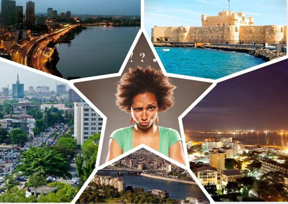 top 5 of most populated cities in Africa