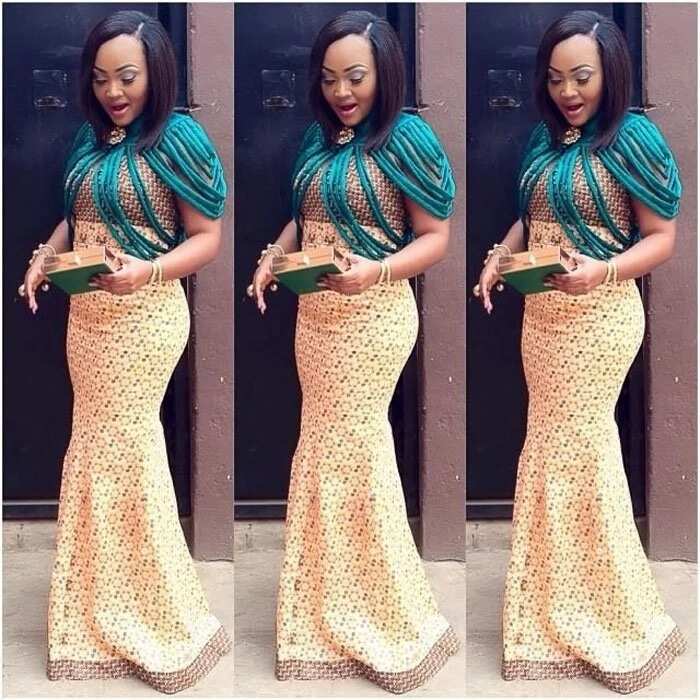 Mercy Aigbe dress
