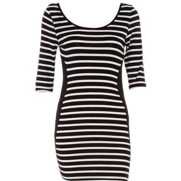 Business dresses with stripes