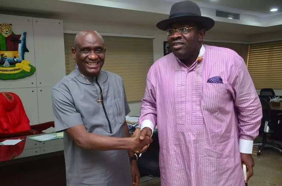 Honourable Sylva visits Governor Dickson, sparks rumours of defection