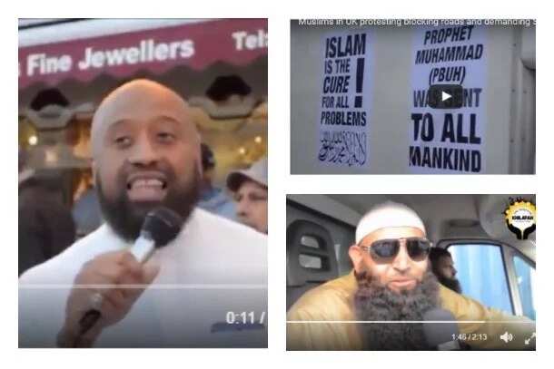 Islam is the cure for all problems - watch video of Muslims protesting, demanding sharia for UK