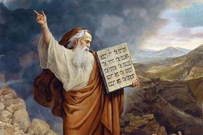 Moses with the Commandments