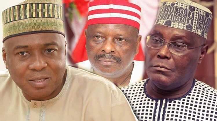 Saraki, Atiku, Kwankwaso sun ja daga kan tikitin takarar shugaban kasa na jam'iyyar PDP